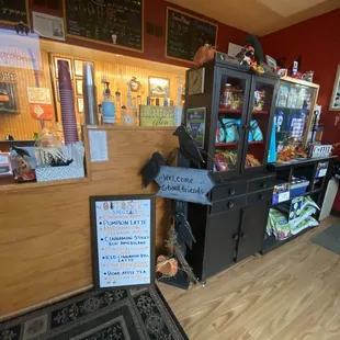 Inside of the coffee shop