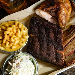 Create your perfect feast with our Build Your Own Combo. Choose three pit items and two sides.