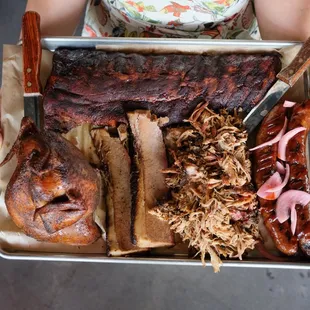 No one does barbecue like Old Crow Smokehouse. Try our combo platter to get a little bit of everything (or a lotta bit of everything)