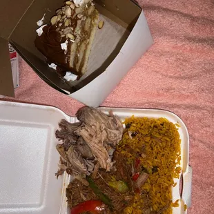Peas and Roasted Pork Shoulder Plate
