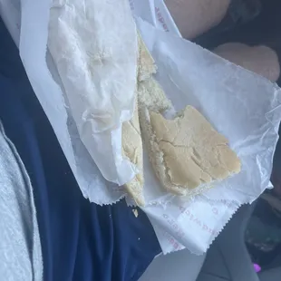 Cuban bread toasted pressed with butter