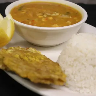 Ajiaco Cubano con Tostones