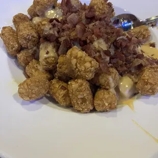 Tater tots appetizer