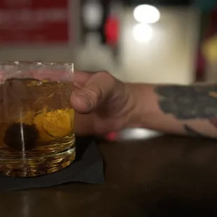 Old Fashioned with local Bourbon