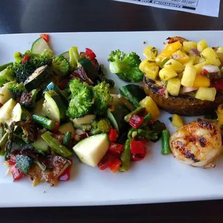 Grilled Shrimp Stuffed Avocado