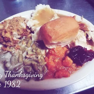 Mmm thanksgiving dinner without the clean up!