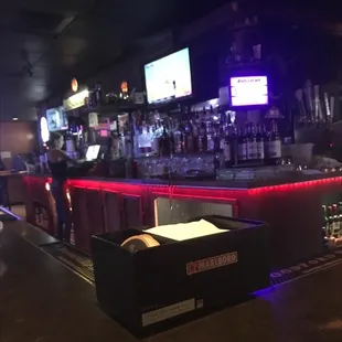 Behind the bar..... Amy is awesome!