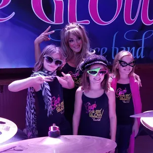 Gigi and the Glow rocking the house! Girl power