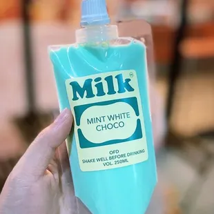 Mint White Choco Milk