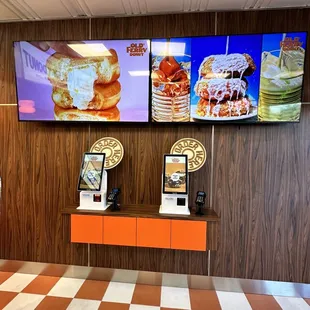 the inside of a restaurant
