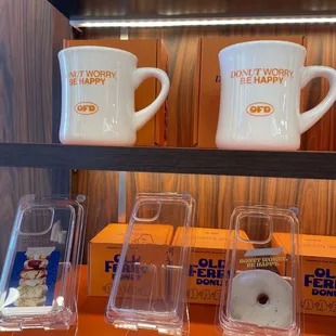 Cute merchandise including those phone cases