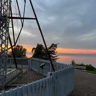 The sunset view