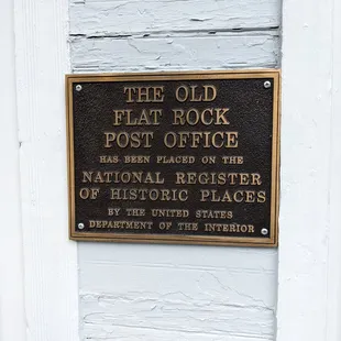 Old Flat Rock Post Office