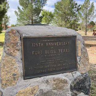 125TH Anniversary Plaque