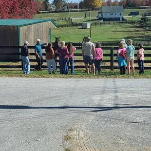 Getting up close to old friends.