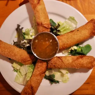 Vegetarian spring rolls