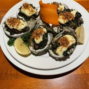 Oysters Rockefeller