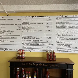 New menu 07/2021
