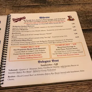 Weißgerber Smoked Bratwurst