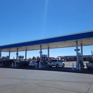 a gas station