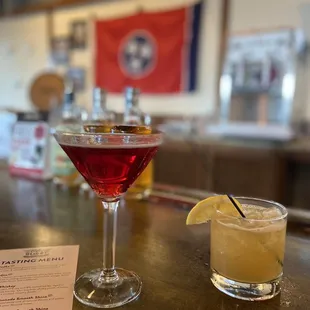 Berry Martini and Gold Rush