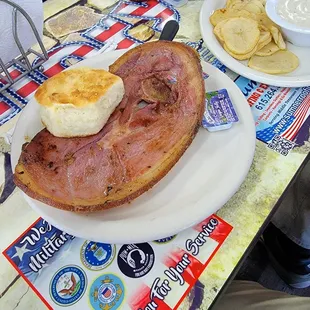 Country ham breakfast