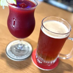 Blackberry Serrano Margarita $11 &amp; Matilda ABV 3.7 $5.50 (pic taken on 12/15/2024