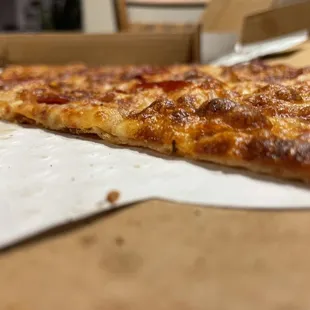 Some bs ass pepporni pizza