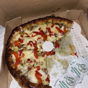 Deep Dish Triple Pepperoni