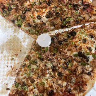 New York  style Pizza  called New York village