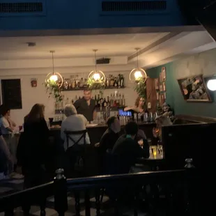 View inside restaurant