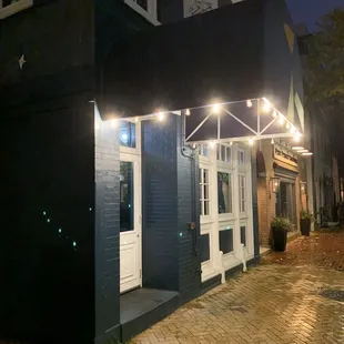 Outside view of restaurant