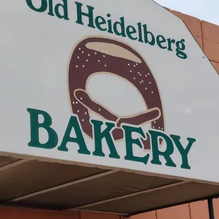 a sign for a bakery