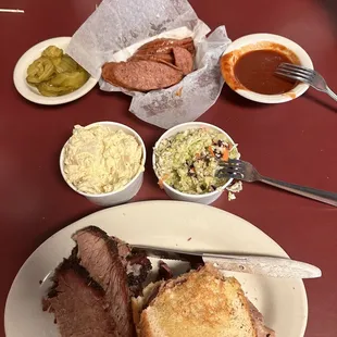 $32.79 for sliced brisket and 1/4lb of sausage.