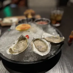Oysters in the Half Shell* **