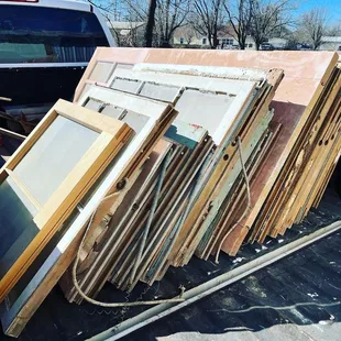 Vintage windows 2 - 6 panes