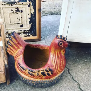 Chicken planter
