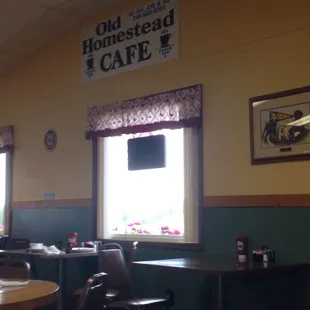 the interior of the restaurant