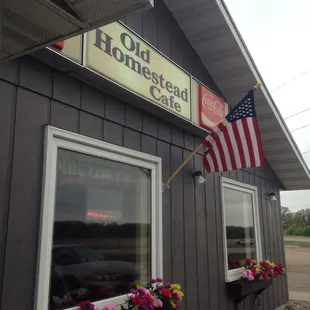 the outside of the building