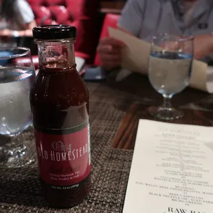 Surprisingly, a steakhouse with their own sauce.   Sweet and thick, and pretty nice actually.