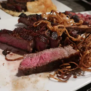 Gotham steak, medium rare.