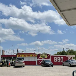 cars parked in a parking lot