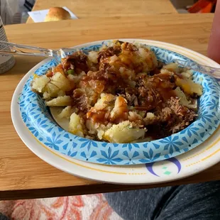 This is just half of my #12 - BBQ Baked Potato (Loaded)