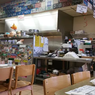 sushi and sashimi, interior