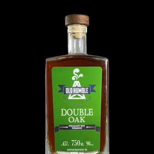 Our delicious Double Oak Straight Rye