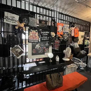 the inside of the store