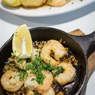 Camarao a Alho - Sizzling Sauteed Shrimp in Garlic Sauce