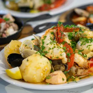 paella, food