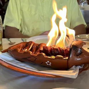 Flaming Sausage