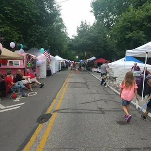 Springfest takes over First Street in Old Louisville in May.